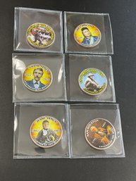 Legends Of The West Painted Kennedy Half Dollars