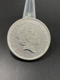 1 Ounce .999 Fine Silver Brittania