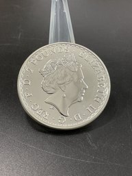 1 Ounce .999 Fine Silver Brittania
