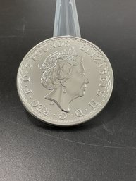 1 Ounce .999 Fine Silver Brittania
