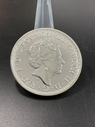 1 Ounce .999 Fine Silver Brittania
