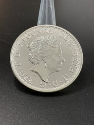 1 Ounce .999 Fine Silver Brittania