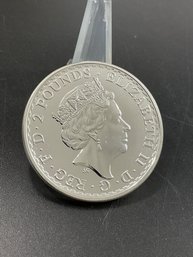 1 Ounce .999 Fine Silver Brittania