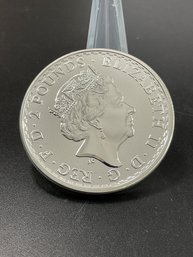 1 Ounce .999 Fine Silver Brittania