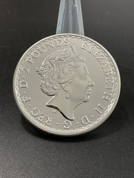 1 Ounce .999 Fine Silver Brittania