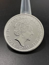 1 Ounce .999 Fine Silver Brittania