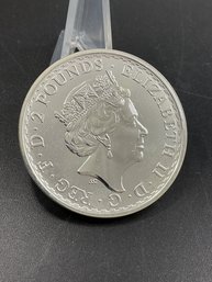 1 Ounce .999 Fine Silver Brittania