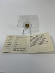 1933 Double Eagle Dollar Trial 14k Gold