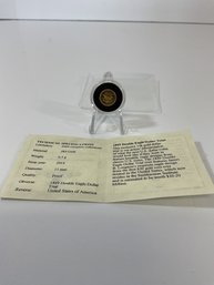 1849 Double Eagle Trial 14k Gold