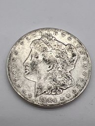 1884 Morgan Silver Dollar
