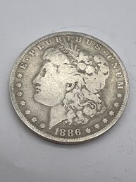 1886-O Morgan Silver Dollar