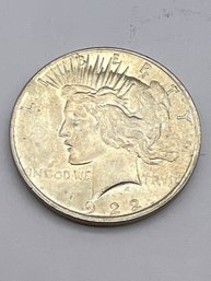 1922 Silver Peace Dollar AU/BU
