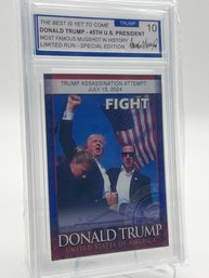 Donald Trump Collectible Graded Card