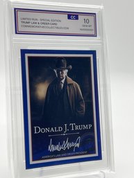 Donald Trump Collectible Graded Card