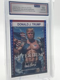 Donald Trump Collectible Graded Card