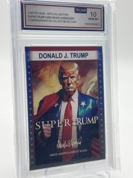 Donald Trump Collectible Graded Card