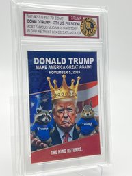 Donald Trump Collectible Slabbed Card