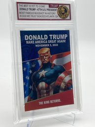 Donald Trump Collectible Slabbed Card