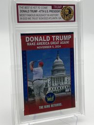 Donald Trump Collectible Slabbed Card