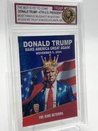 Donald Trump Collectible Slabbed Card