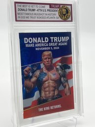 Donald Trump Collectible Slabbed Card