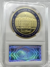 Donald Trump Collectible Slabbed Coin
