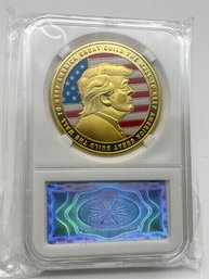 Donald Trump Collectible Slabbed Coin