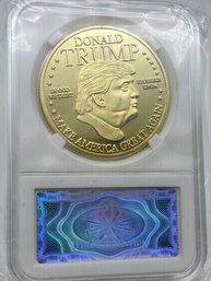 Donald Trump Collectible Slabbed Coin