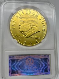 Donald Trump Collectible Slabbed Coin