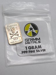 1 Gram 999 Fine Silver-GRIMM METALS