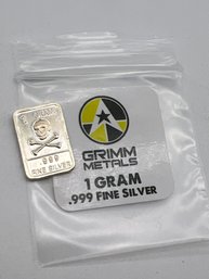 1 Gram 999 Fine Silver-GRIMM METALS