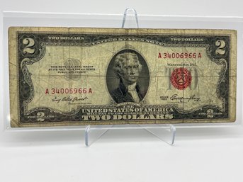 1953 $2 Red Seal