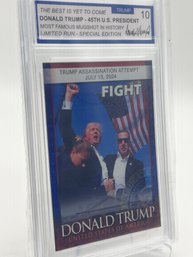 Donald Trump Collectible Graded Card