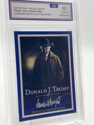 Donald Trump Collectible Graded Card