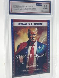 Donald Trump Collectible Graded Card