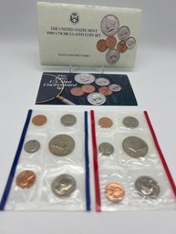 1989 U.S. Mint Uncirculated Coin Set