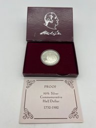 1982 George Washington Silver Commemorative Half Dollar