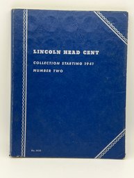 Lincoln Head Cent Collection Staring 1941