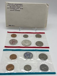 1968 U.S. Mint Uncirculated Coin Set