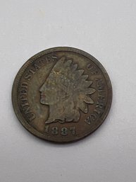 1887 Indian Head Cent