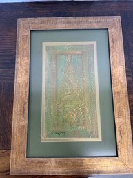 S Twaij 2004 Signed High Relief Abstract