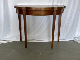 Charak Mahogany Federal Style Inlaid Game Table