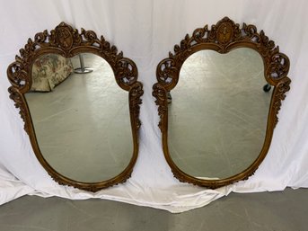 Pair Of French Ornate Mirrors