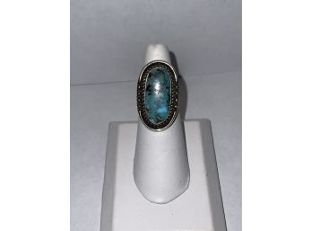 Native American Silver Turquoise Ring
