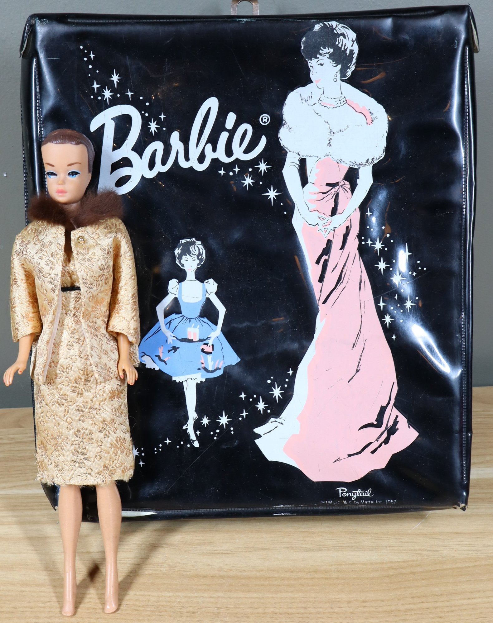 Vintage Mattel Barbie 1962 Fashion Queen Doll With 3 Wigs, With Barbie ...