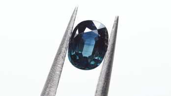 LOOSE BLUE SAPPHIRE  0.83CT 6.5mm X 4.75mm X 2.5mm NATURAL JEWELRY MAKING GEMSTONE OVAL CUT