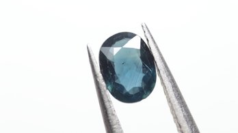 LOOSE BLUE SAPPHIRE  0.94CT 7mm X 5mm X 3mm NATURAL JEWELRY MAKING GEMSTONE OVAL CUT