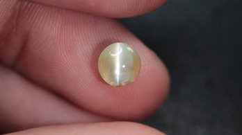LOOSE CHRYSOBERYL 1.38CT 6mm X 6mm X 4mm NATURAL JEWELRY GEMSTONE CABOCHON CUT