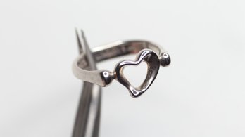 TIFFANY & CO HEART RING PERETTI NECKLACE STERLING SILVER .925 JEWELRY Authentic