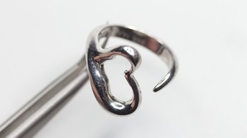 TIFFANY & CO HEART RING PERETTI NECKLACE STERLING SILVER .925 JEWELRY